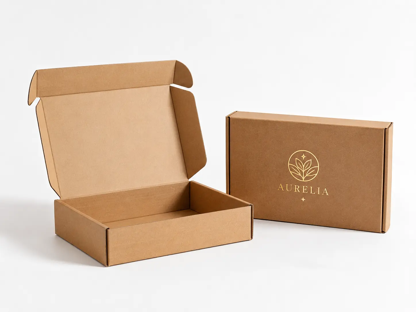 Custom printed corrugated mailer box