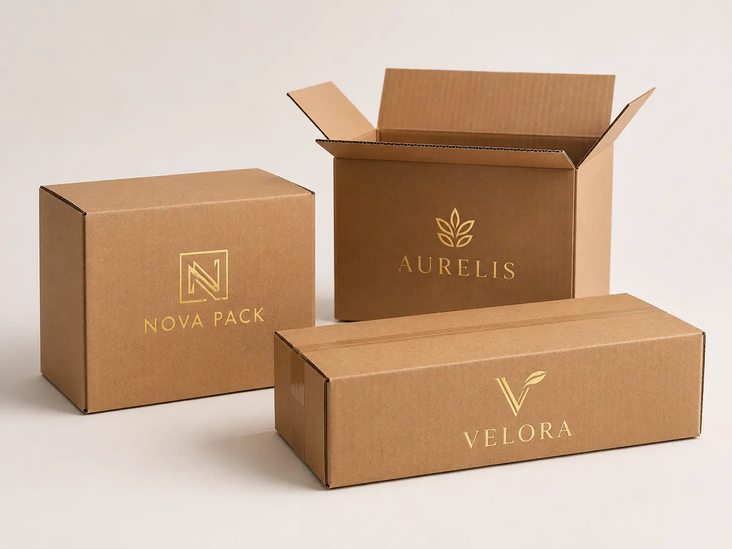 Custom corrugated shipping box