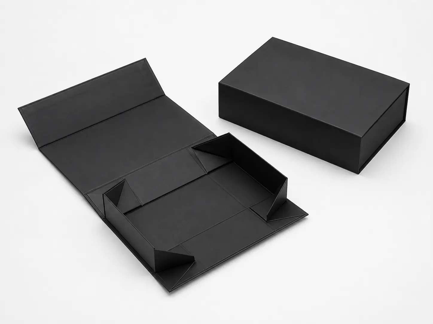 Custom collapsible rigid packaging box