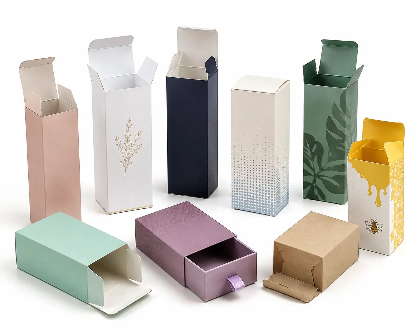 Custom printed folding cartons